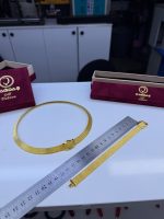 925 Ayar Gümüş - 5 Sıra Trabzon Hasır Set - Görsel 2