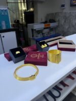 925 Ayar Gümüş - 17-5 Sıra Trabzon Hasır Set Küpe Yüzük