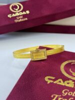 925 Ayar Gümüş - 3 Sıra Kenartaş Trabzon Hasır - Görsel 4