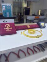 925 Ayar Gümüş - 7-5 Trabzon Hasır Set Küpe - Görsel 2