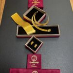 925 Ayar Gümüş - 19-5 Sıra Trabzon Hasır Takım Küpe